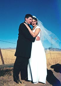 Jeremy and I on our wedding day
