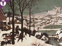 Hunters in the Snow