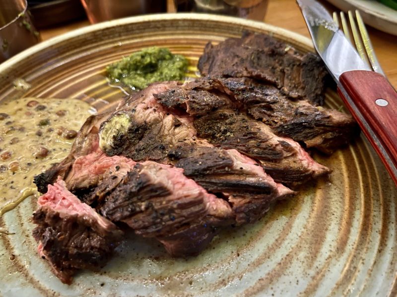 Bavette steak at Kindling